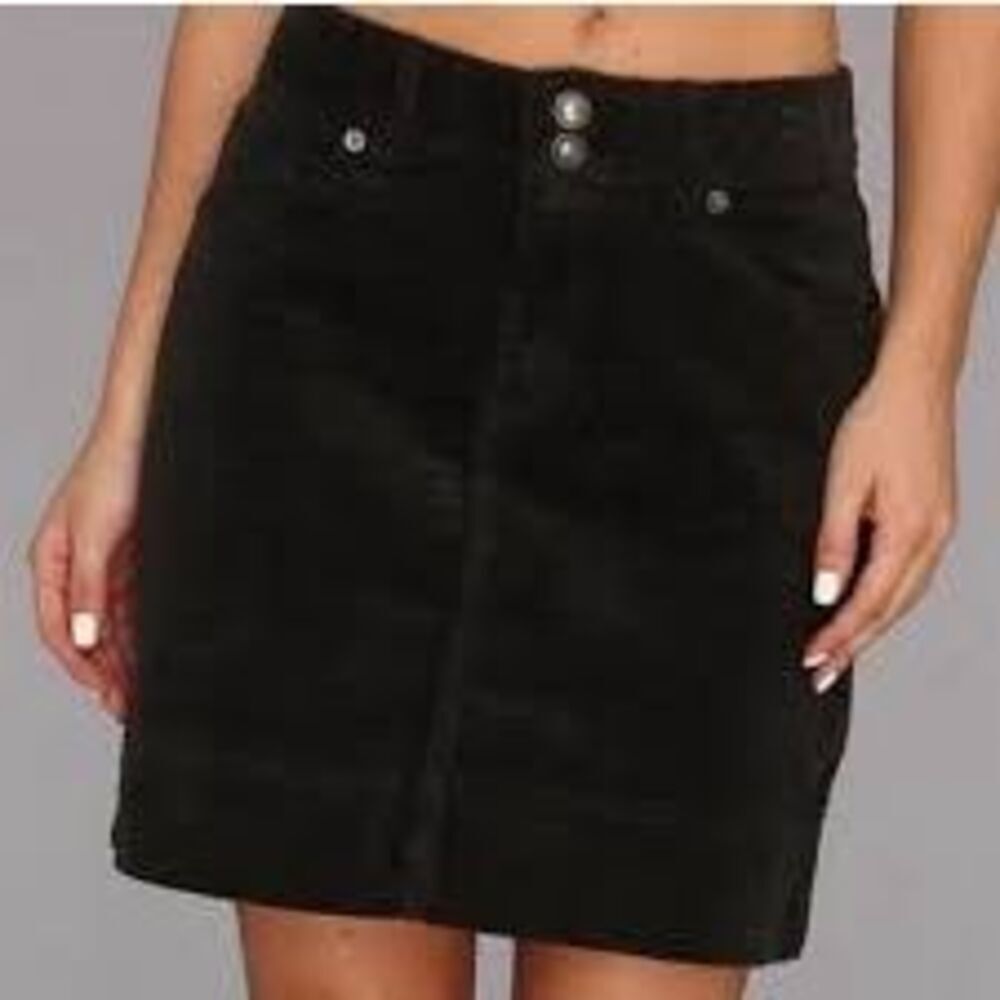 Patagonia W’s Corduroy Skirt Sz 6 Stretch Black